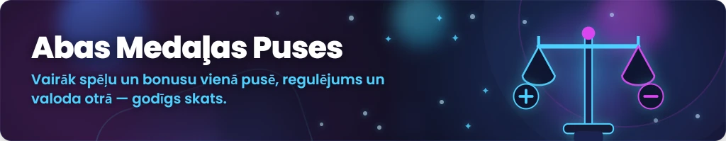 Ārzemju kazino plusi un mīnusi