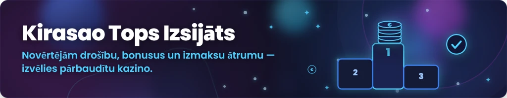 Labākie Kirasao licencētie kazino 2026
