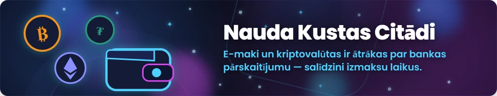 Maksājumu metodes ārzemju kazino