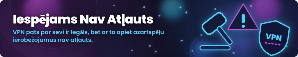 Kad ir atļauts izmantot VPN ārzemju kazino